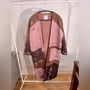 EMBROIDERED PINK JACKET // ZARA // OVERSIZE LOOK // Size XS-S fits up to L 💖
